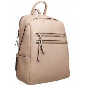 Pink Multi Zip Pocket Backpack